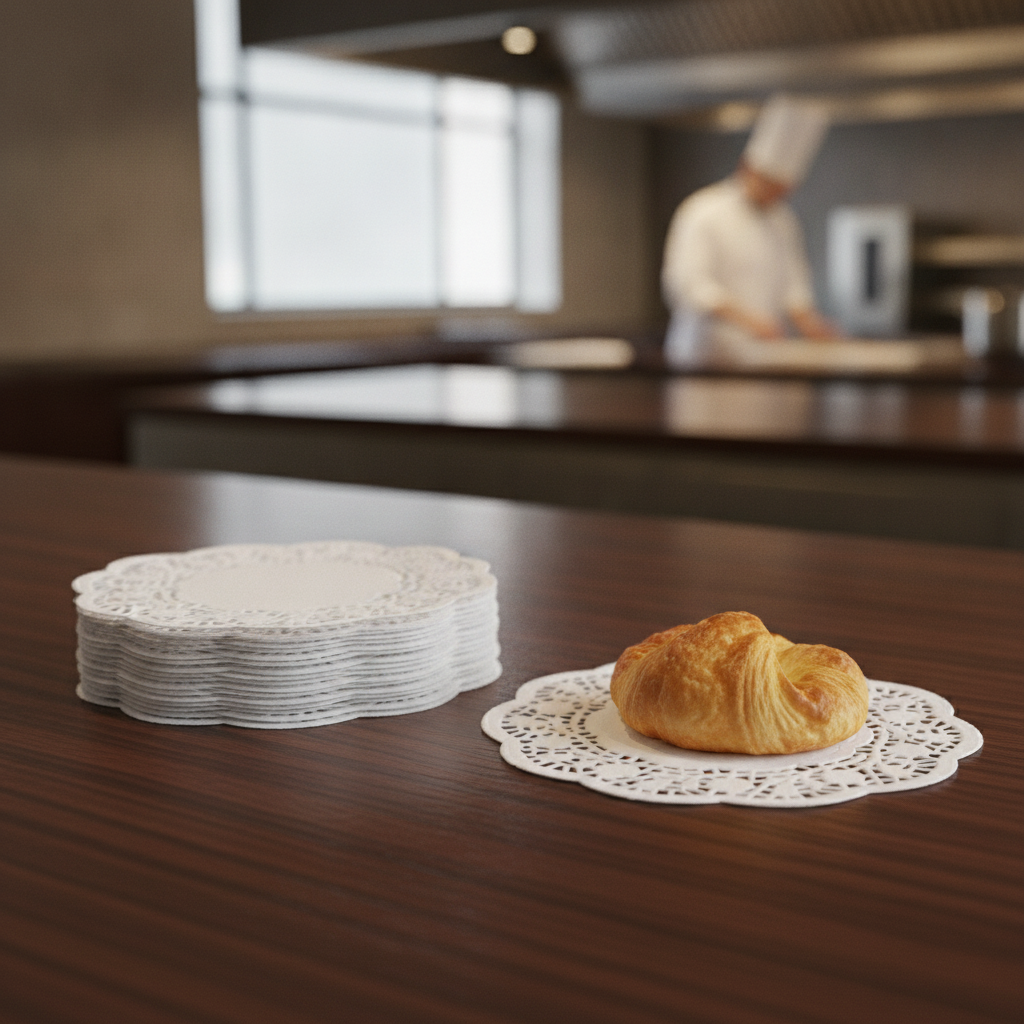 Paper Round Doilies 165mm for Elegant Food Presentation (Pack of 250)