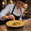 Stonecast Wide Rim Bowl in Mustard Seed Yellow for Catering & Hospitality