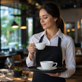 Vitrified Porcelain Americano Coffee Cups 227ml for Cafés (Pack of 24)
