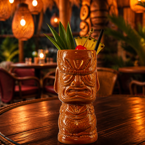 Ceramic Tiki Mug 360ml for Themed Parties