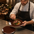 Plates 202mm Mocha Porcelain for Dining Experiences (Pack of 24)