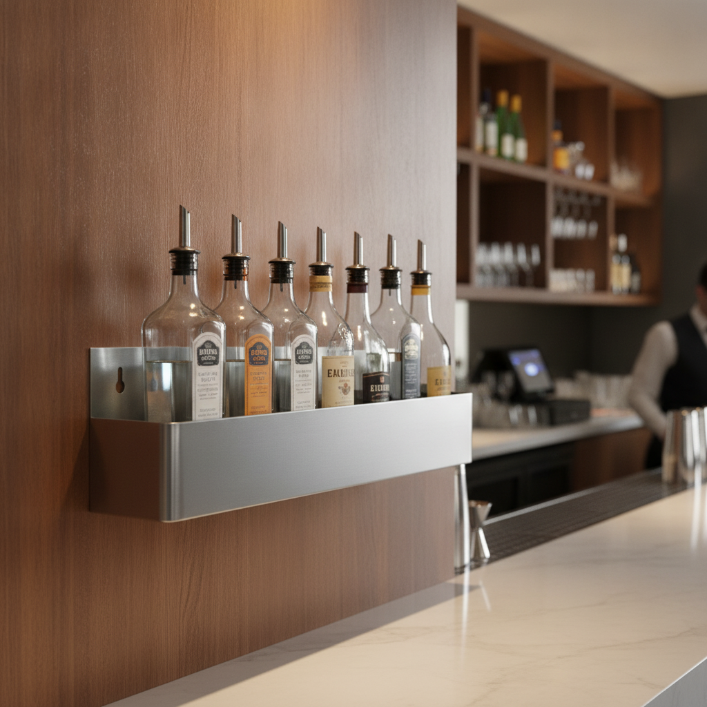 Stainless Steel Speed Rail 560mm for Organising Bars