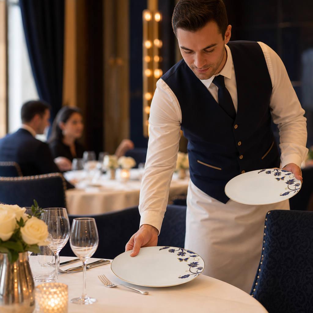 Coupe Plates 270mm Bone China for Upscale Dining (Pack of 12)