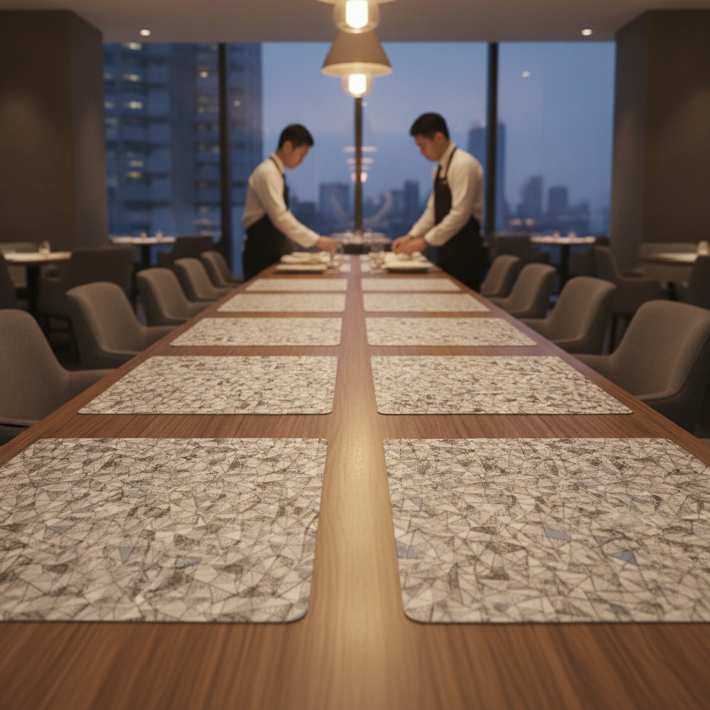 High-Grade Silicone Placemat 305x400mm for Home Dining (Pack of 12)