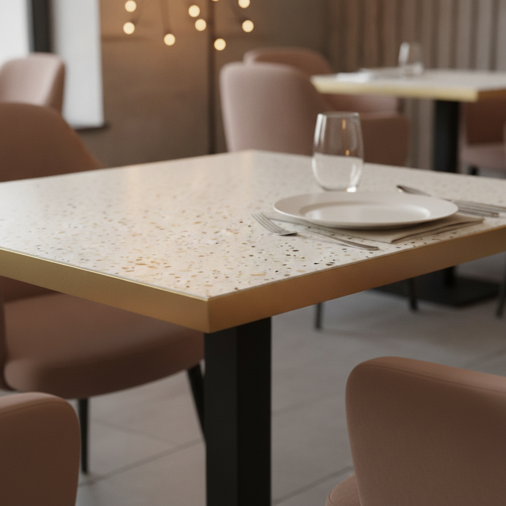 Honeycomb & Chipboard Rectangular Table Top 1100x700mm for Indoor Use