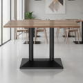 Melamine Indoor Dining Table 1200mm for Cafés & Restaurants