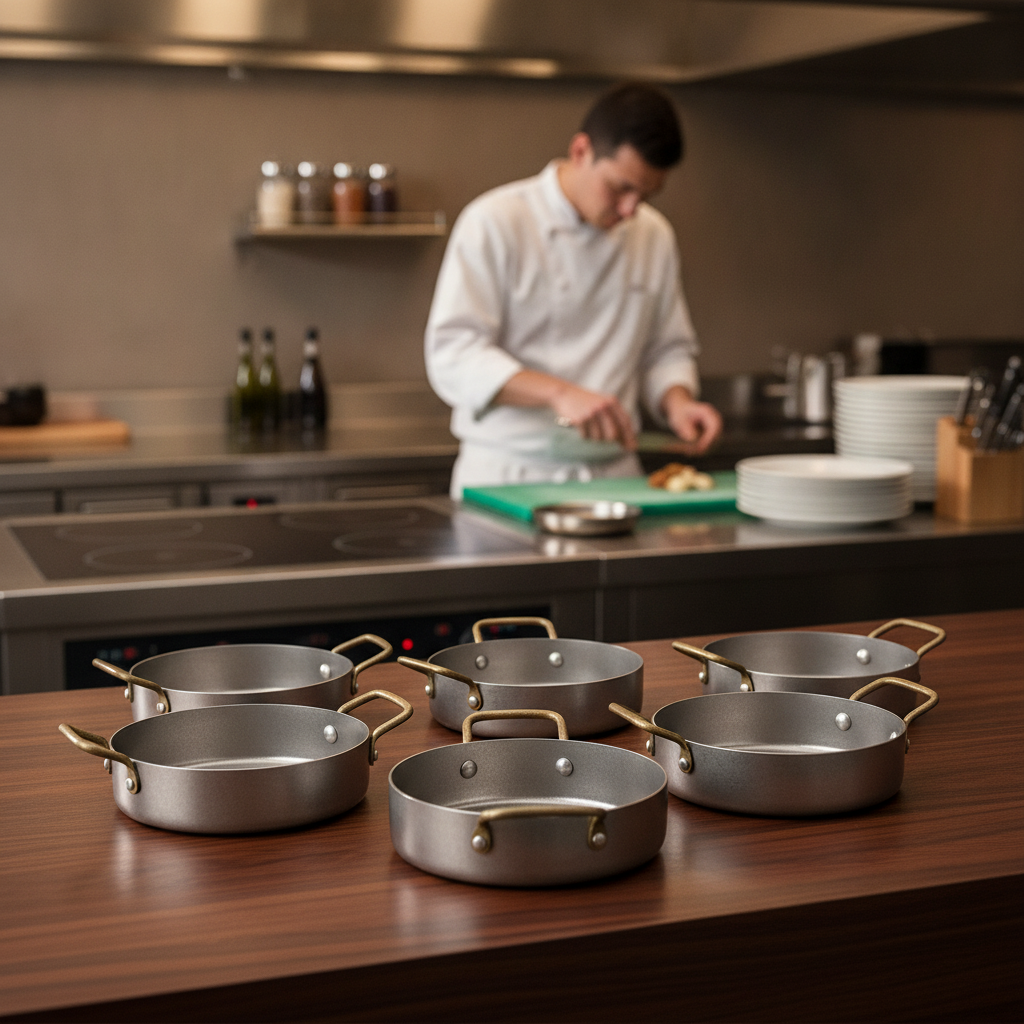 Stainless Steel Mini Casserole Dishes 5in for Upscale Dining (Pack of 6)