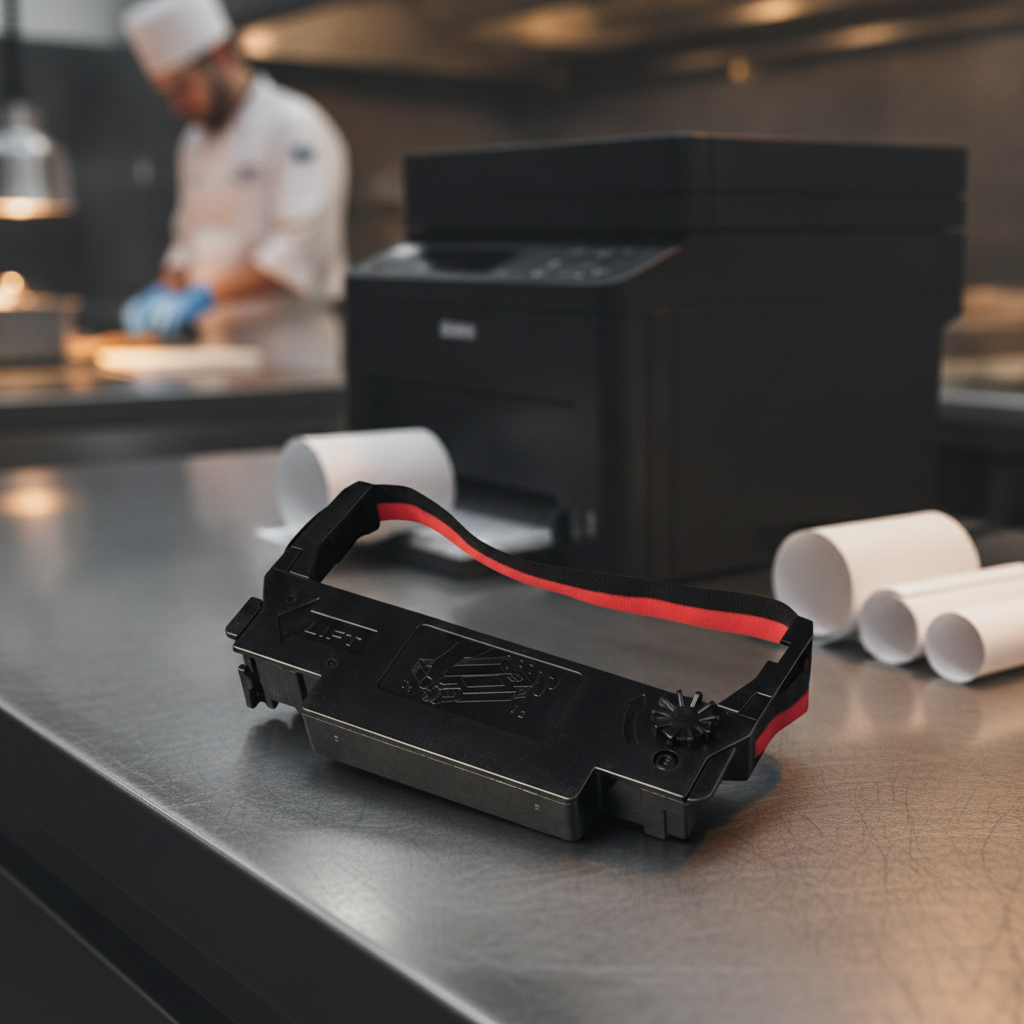 Epson Compatible Printer Ribbon Black & Red for Kitchen Use