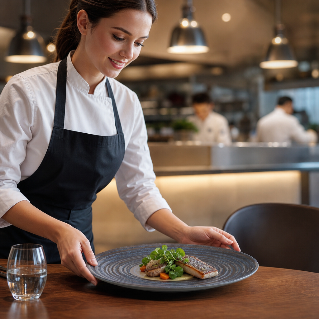 Dinner Plates & Blue 270mm Black Melamine for Restaurants & Catering
