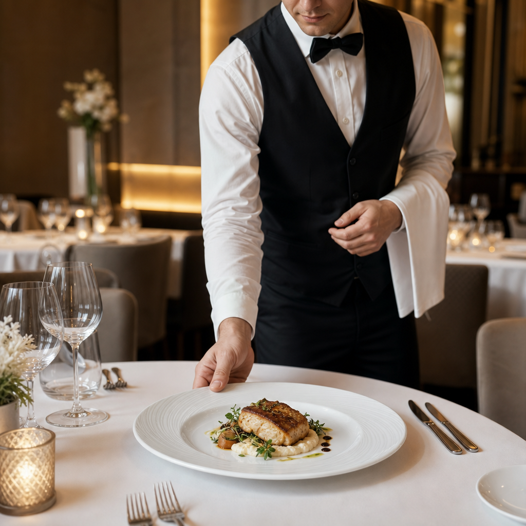 Plates 300mm White Porcelain for Fine Dining (Pack of 12)