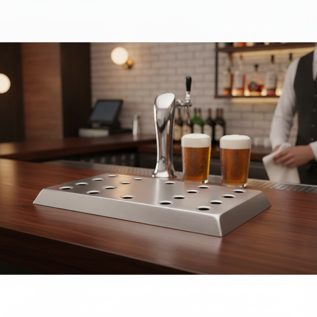 Stainless Steel Drip Tray 31x225x407mm for Bars & Pubs