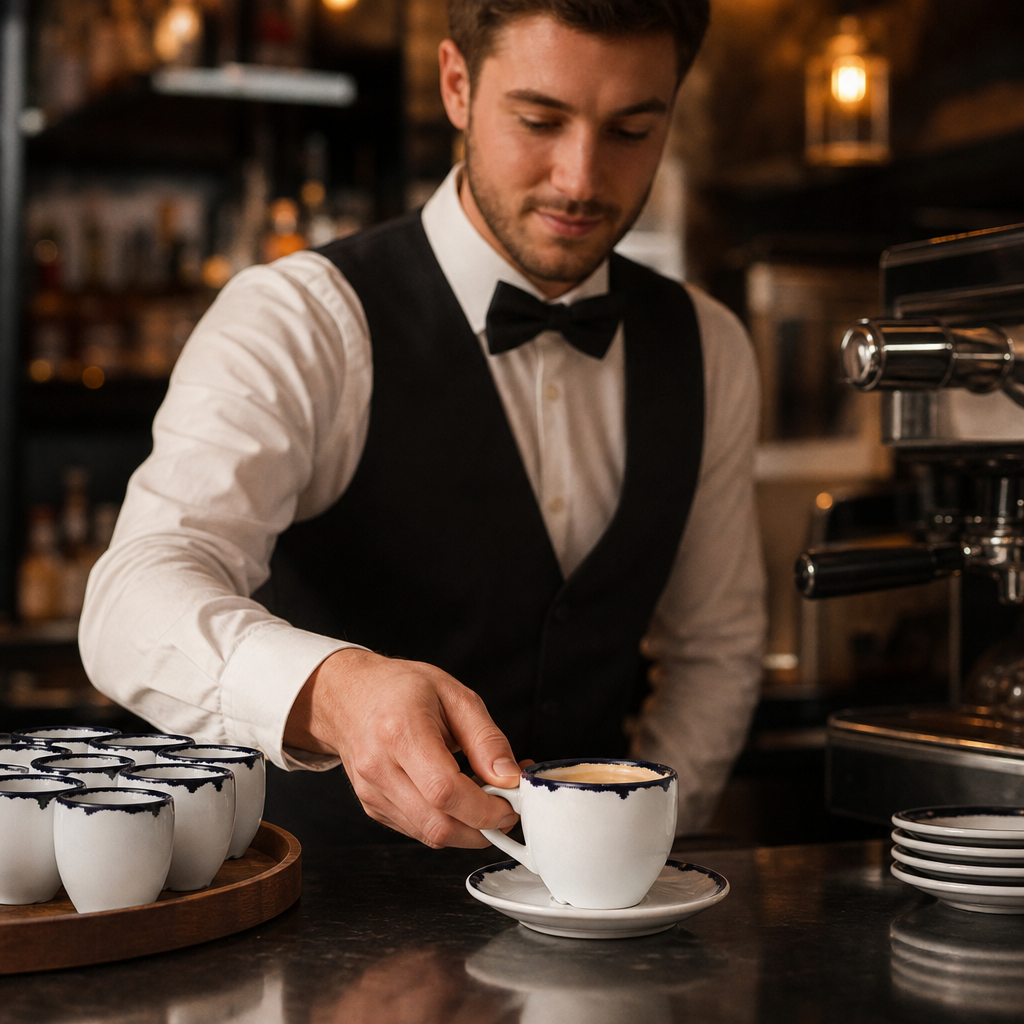 Super Vitrified Ceramic Espresso Cups 100ml for Modern Dining (Pack of 12)