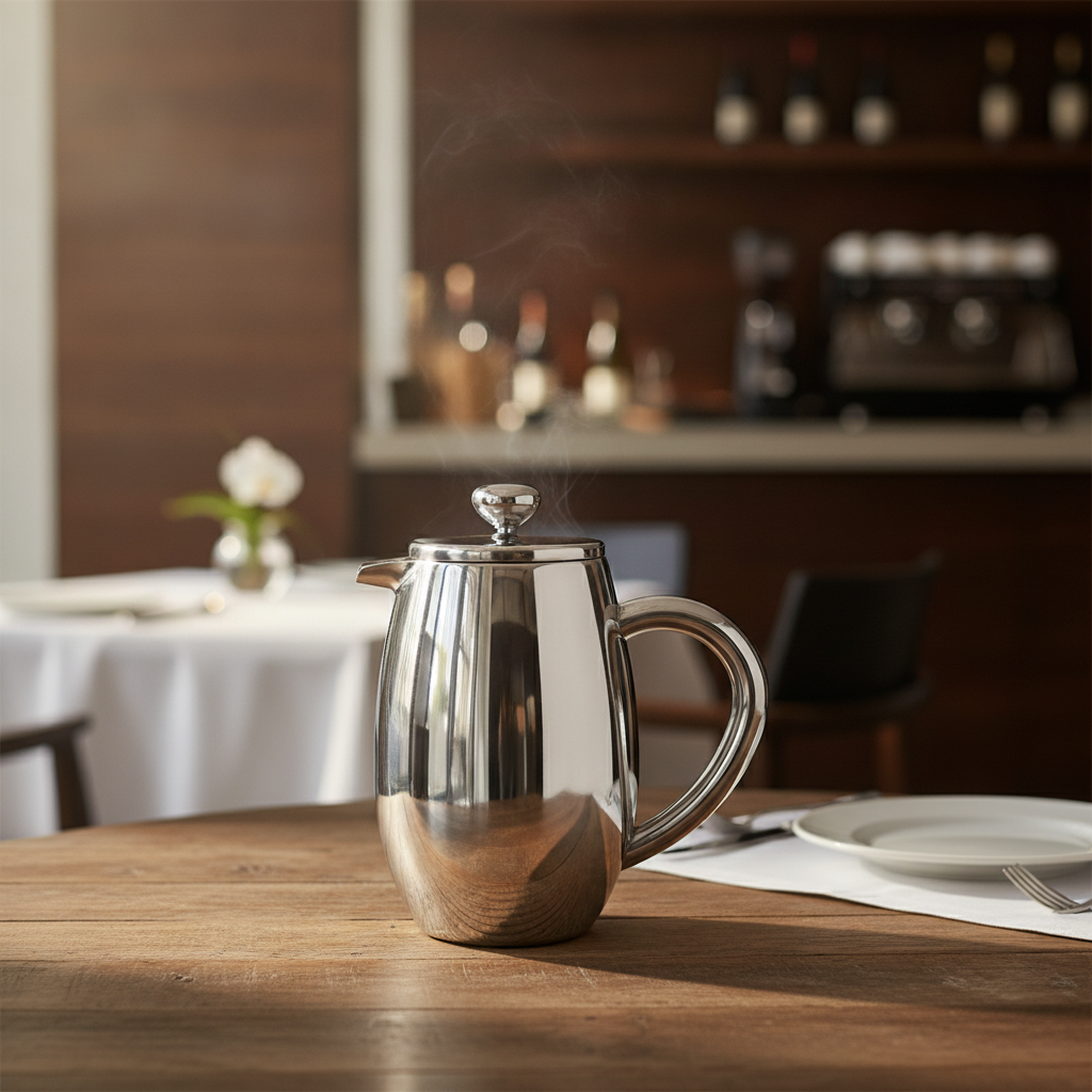 18/10 Stainless Steel Cafetiere 350ml for Premium Restaurants