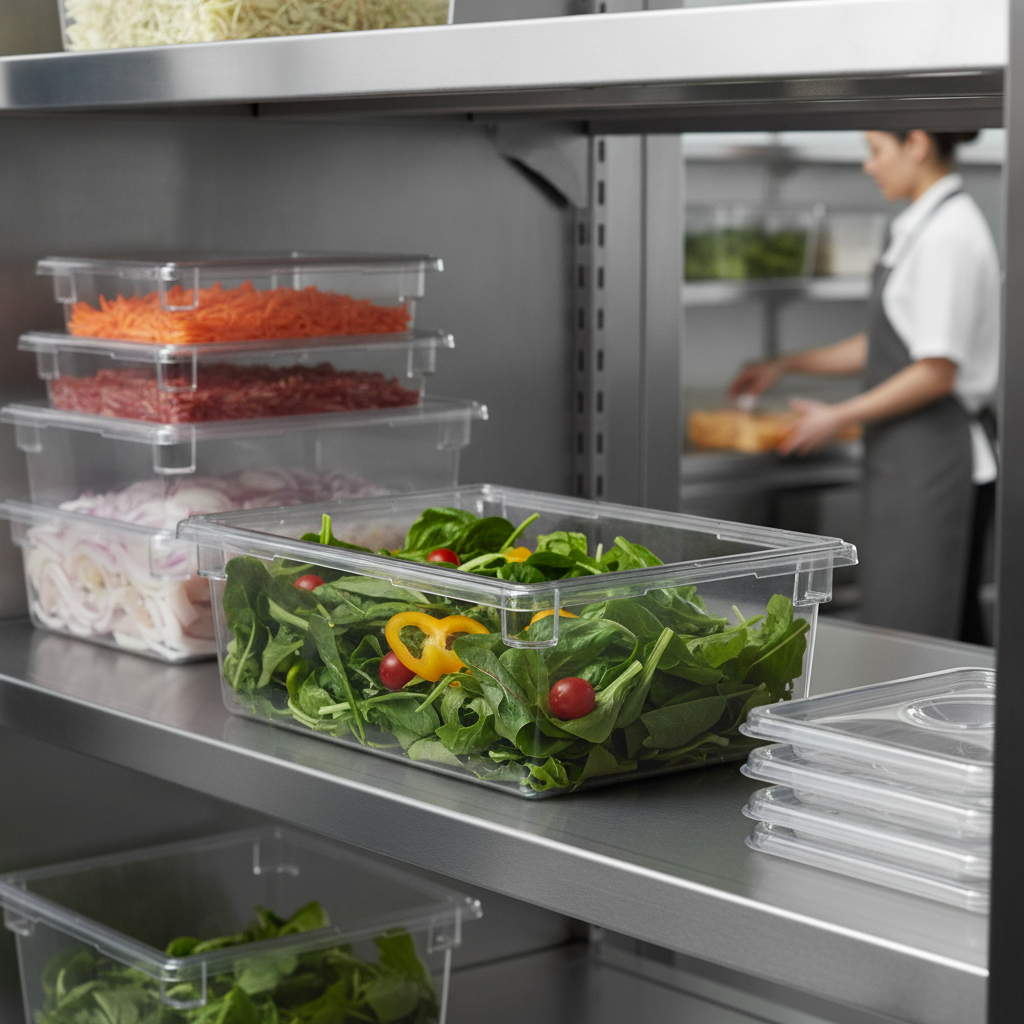 Polycarbonate Food Storage Box 49L for Safe Food Storage