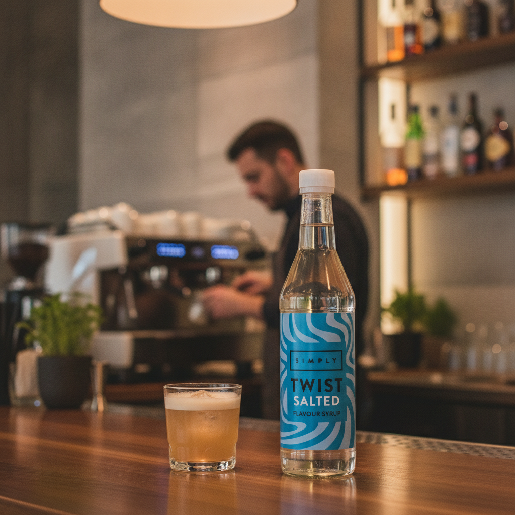 Clear Salted Syrup 485ml for Beverage Menus