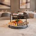 Stainless Steel Seafood Tower Stand 180mm for Elegant Serving