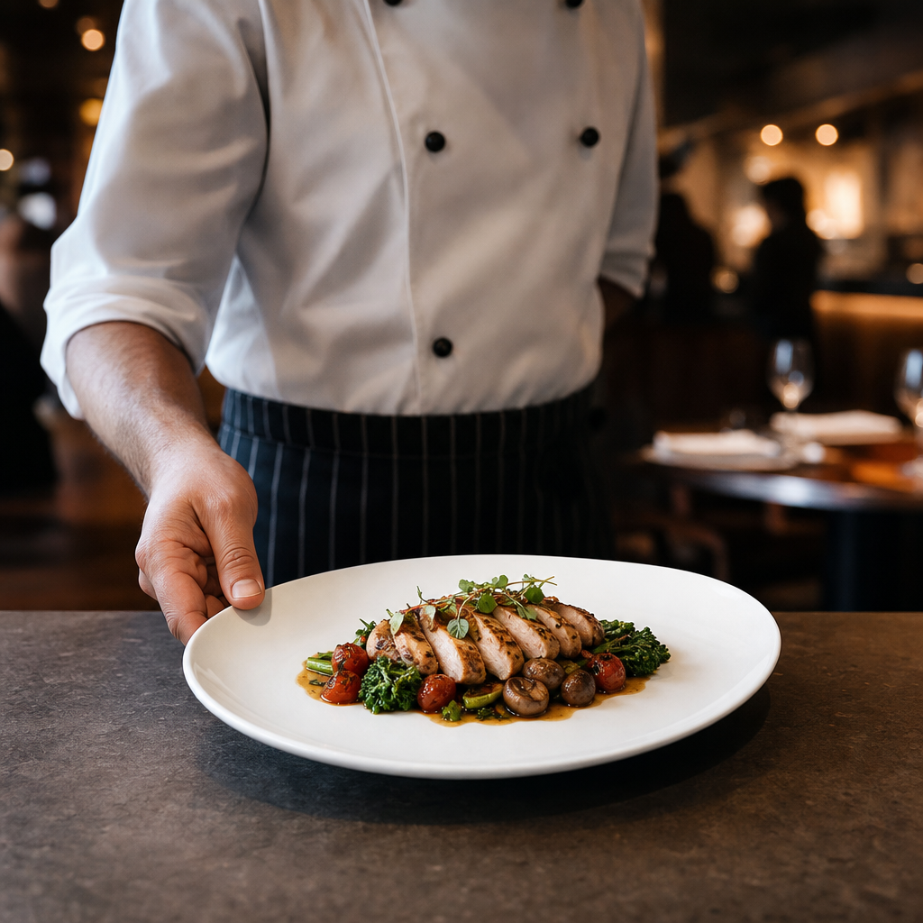 Oval Coupe Plates 320mm Porcelain for Gastro Pubs & Restaurants (Pack of 12)