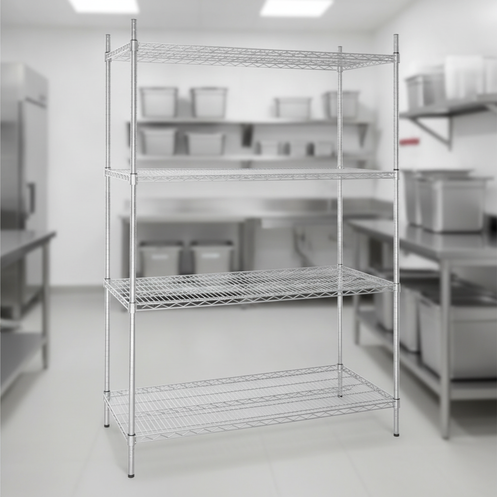 Zinc Coated Steel Wire Shelving Kit 1220x610mm for Storage Solutions