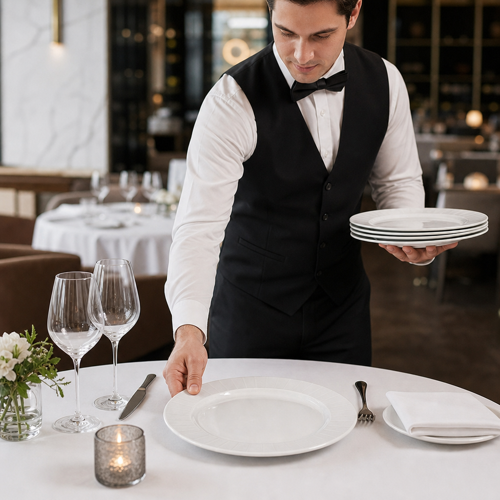 Rim Plates 300mm Ceramic for Upscale Dining (Pack of 12)