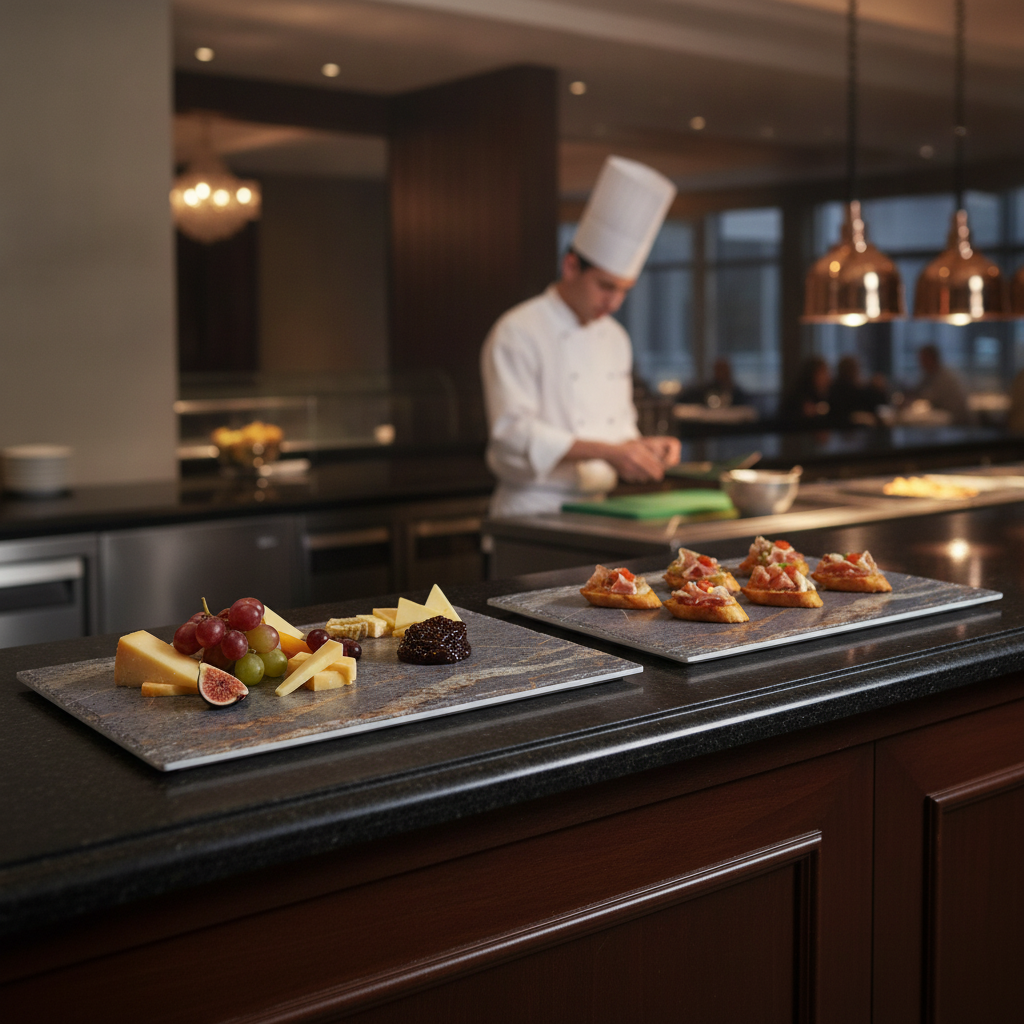 Melamine Rectangular Trays GN 1/1 for Buffet Presentations (Pack of 2)