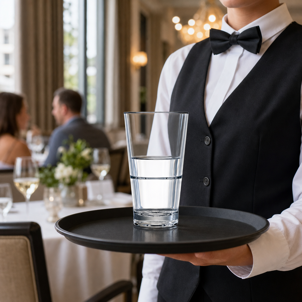 Polycarbonate Clear Cooler 591ml for Beverage Service (Pack of 12)