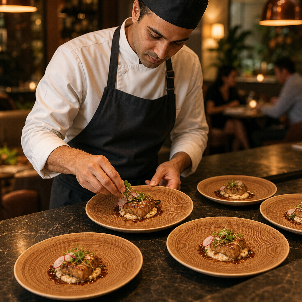 Coupe Plates Vintage Copper Porcelain for Stylish Dining (Pack of 12)