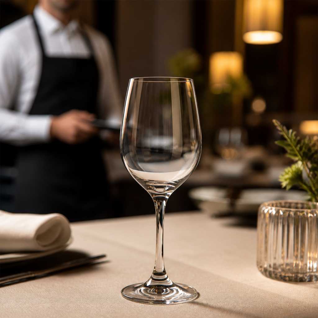 Glass Wine Glasses 255ml for Restaurants & Bars (Pack of 6)