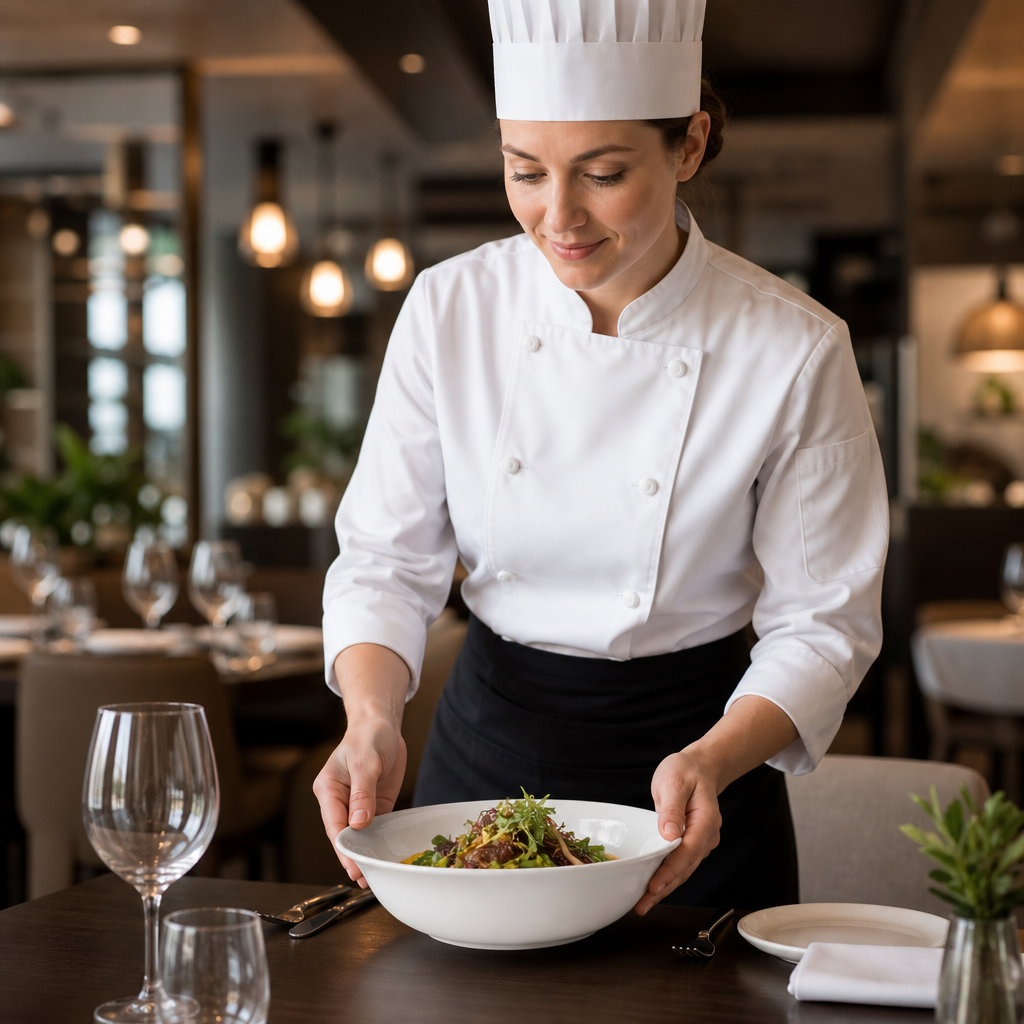 Serving Bowls 215mm Porcelain for Catering & Hospitality (Pack of 12)