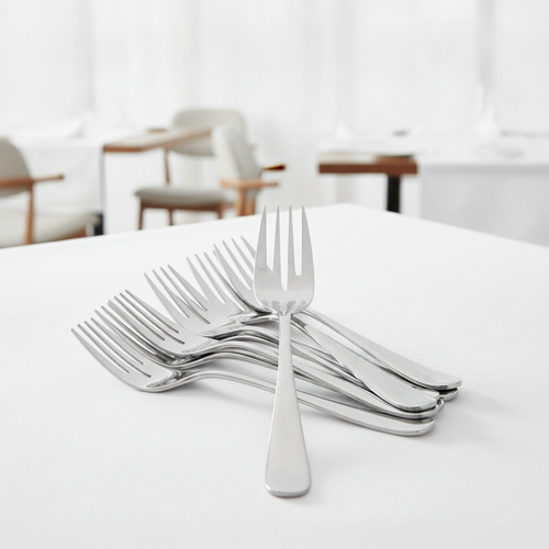 18/10 Stainless Steel Fish Forks Oasis for Table Service (Pack of 12)