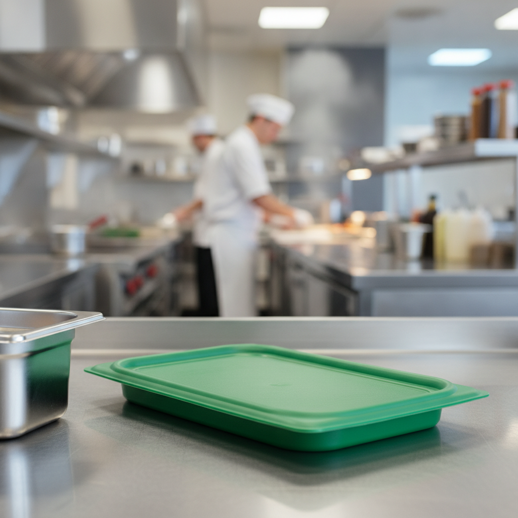 Polypropylene Seal Lid for 1/4 GN Containers for Food Safety