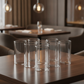 Clear Glass Cylinder Globe 62x118mm for Event Venues (Pack of 6)