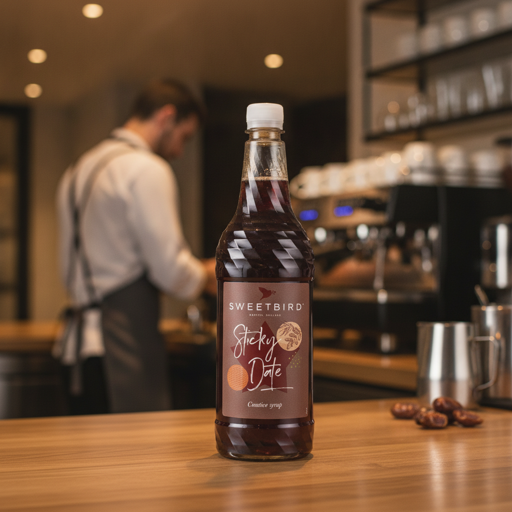 Natural Sticky Date Syrup 1L for Seasonal Drinks