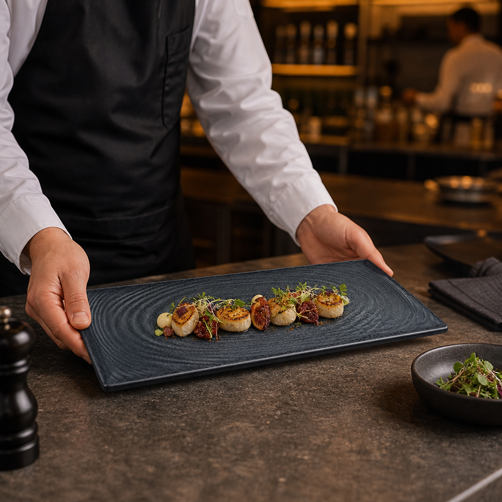 Gastronome Platter x 530mm 165mm Melamine for Casual Dining