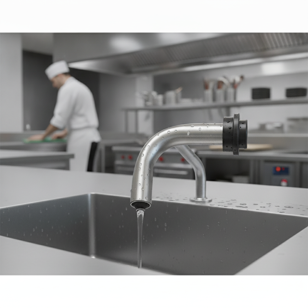 Stainless Steel Turn Down Spout 12mm for Outdoor Events