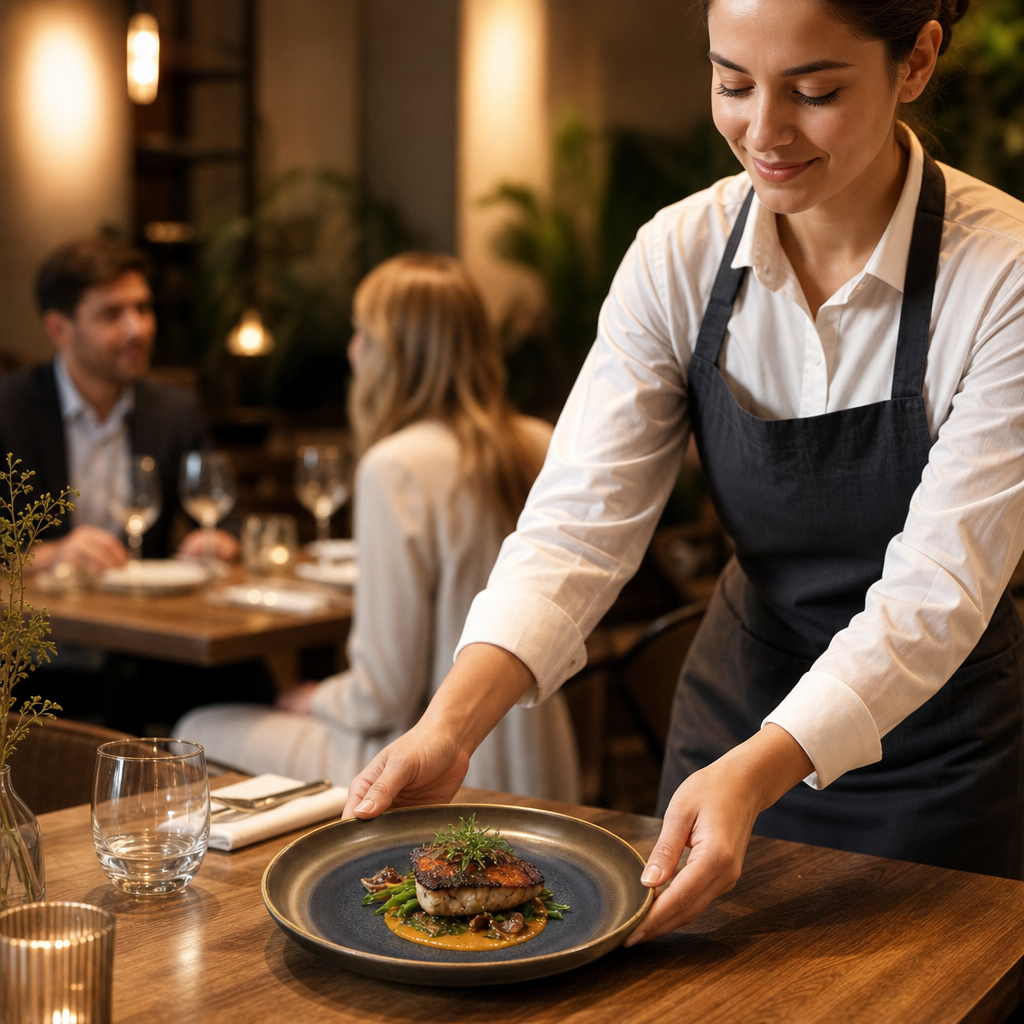 Ochre Stoneware Flat Bowls 210mm for Stylish Dining