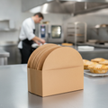 Paperboard Compostable Pie Sleeves for Food Vendors (Pack of 660)