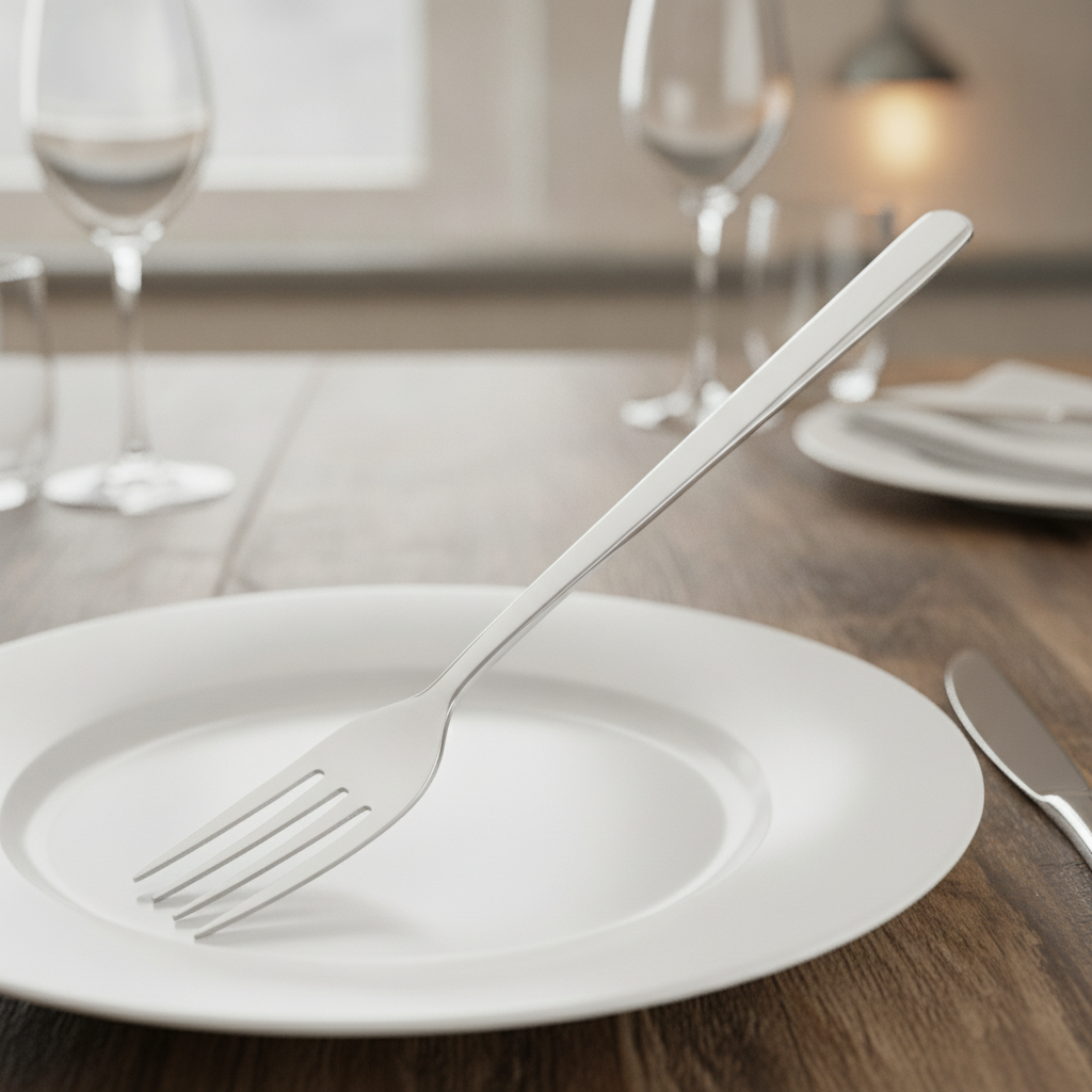 Stainless Steel Table Forks 204mm for Hospitality Use (Pack of 12)