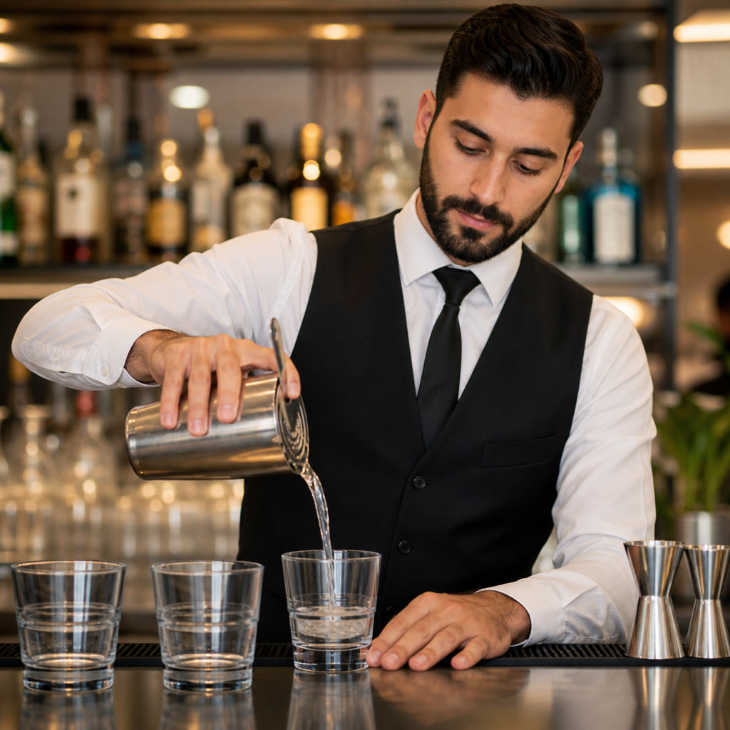 Clear Glass Tumblers 250ml for Busy Bars & Restaurants (Pack of 6)