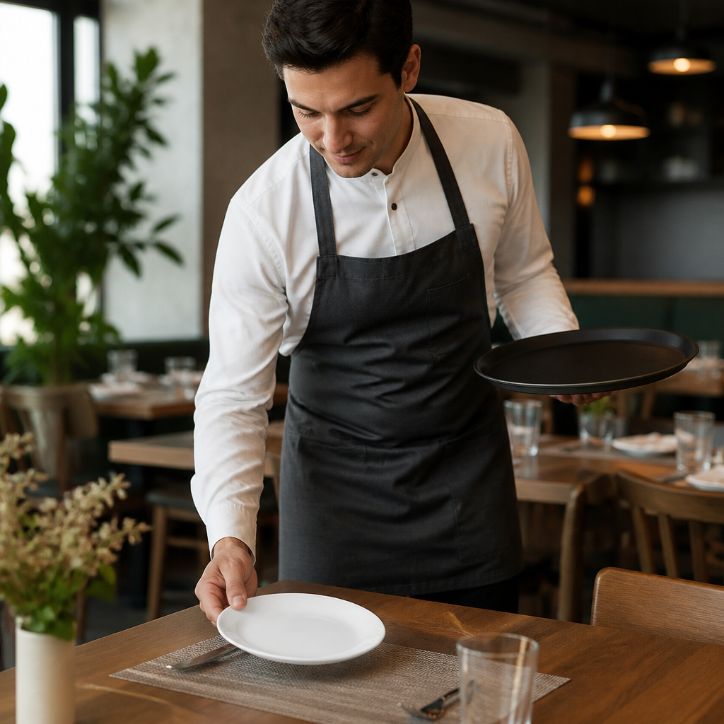 Plates 250mm Porcelain for Casual Dining (Pack of 12)