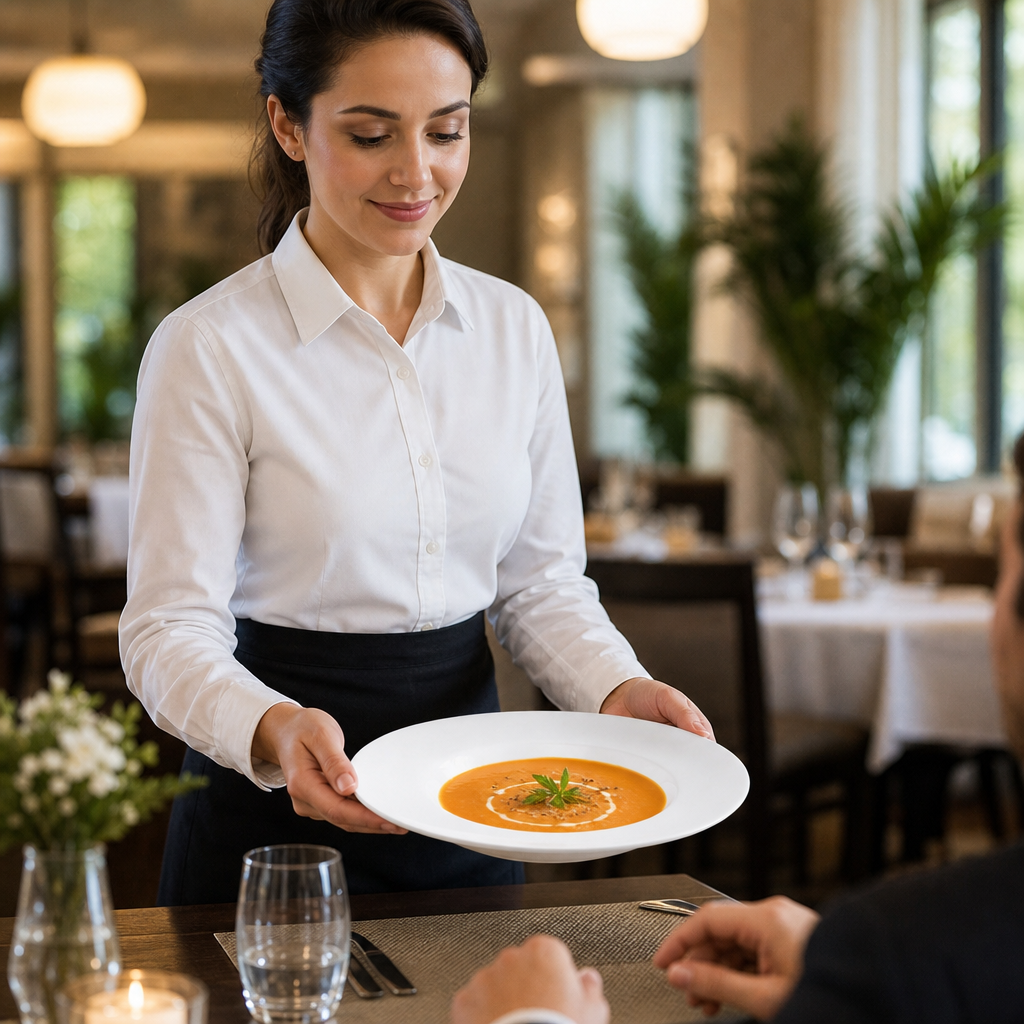 White Glass Rimless Soup Plates 200mm for Elegant Dining