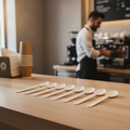 Paper Teaspoon 115mm for Takeaway Services (Pack of 1000)