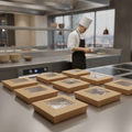 Paperboard Hot Food Box Lids for Takeaway Applications (Pack of 320)
