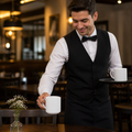 Mugs 330ml White Vitrified Porcelain for Cafés & Restaurants (Pack of 12)