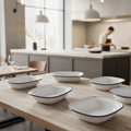 Stoneware Blue Pie Dish 240mm for Sharing (Pack of 6)