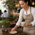 Saucers 152mm Sandstone China for Restaurants & Cafés (Pack of 12)