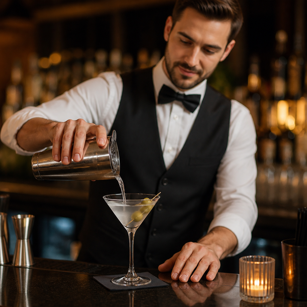 Glass Martini Glasses 210ml for Elegant Bar Service (Pack of 6)