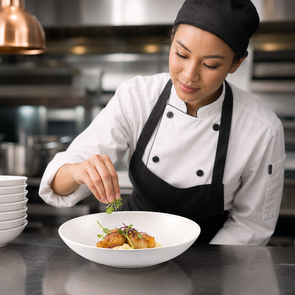 Coupe Bowls 182mm Vitrified Ceramic for Restaurants (Pack of 12)