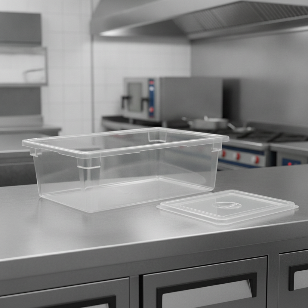 Clear ABS Storage Container 30L for Professional Kitchens