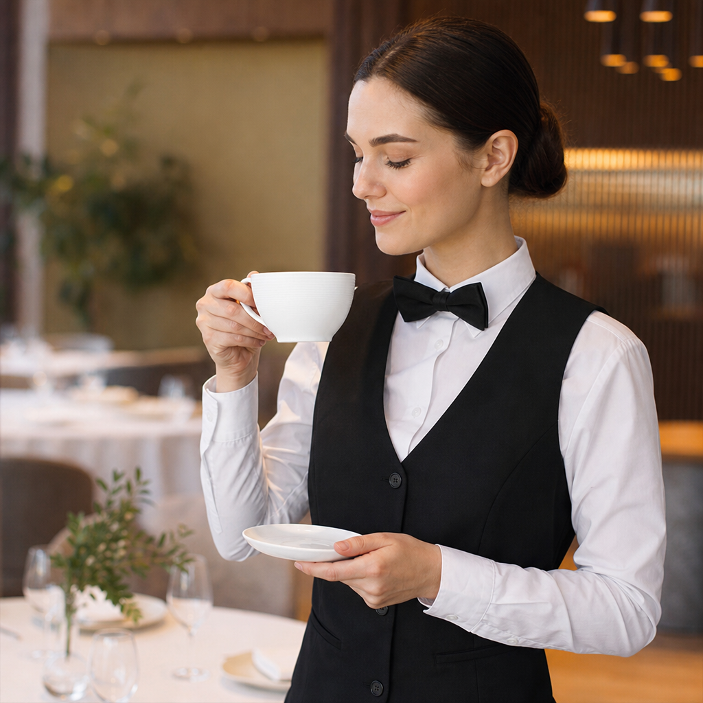 Teacups 260ml Bone China for Elegant Dining (Pack of 12)
