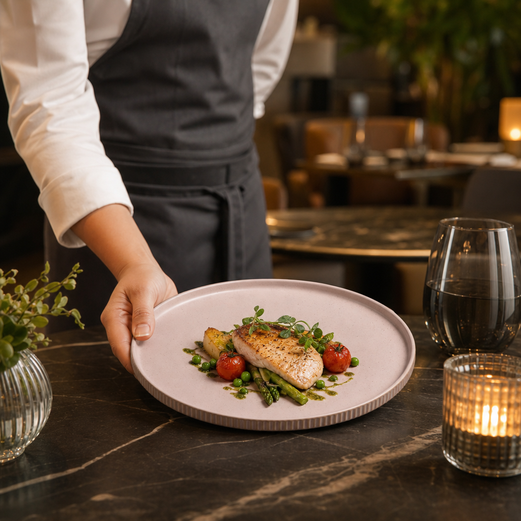 Plates 270mm Stoneware for Modern Dining Spaces (Pack of 6)